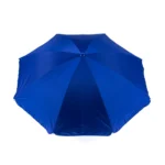 Ομπρέλα παραλίας μπλε με ηλιοπροστασία