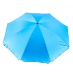 Ομπρέλα παραλίας γαλάζια με ηλιοπροστασία