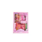 Κούκλα με διάφορα αξεσουάρ