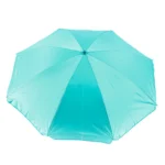 Ομπρέλα παραλίας πετρόλ με ηλιοπροστασία