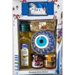 Σετ δώρου λαδάκι, 2 πάστες ελιάς, μπαχαρικά και μπωλάκι