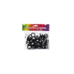 Μικρά λαστιχάκια μαύρα (40 τεμάχια)