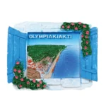 Μαγνητάκι Ολυμπιακή Ακτή παράθυρο