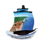 Μαγνητάκι Ολυμπιακή Ακτή καράβι