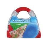Μαγνητάκι Ολυμπιακή Ακτή τσάντα