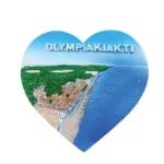 Μαγνητάκι Ολυμπιακή Ακτή καρδιά