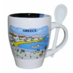 Κούπα Greece τοπίο με κουτάλι