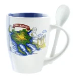 Κούπα Χαλκιδική χάρτης με κουτάλι