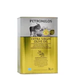 Λάδι σε μεταλλικό δοχείο Petromilos extra virgin 3lt
