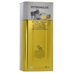 Λάδι σε μεταλλικό δοχείο Petromilos extra virgin 5lt
