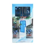 Σετ δύο ουζάκια 50ml με δύο σφηνάκια σε κουτί νησί