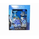 Σετ ούζο με τύπωμα Aeolus 50ml και πήλινο αμφορέα