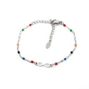 Βραχιόλι άπειρο - τριφύλλι αλυσίδα