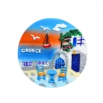 Μαγνητάκι Greece ηλιοβασίλεμα καφενείο
