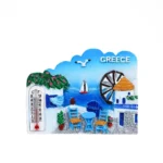 Μαγνητάκι Greece ανεμόμυλος θερμόμετρο