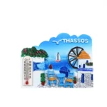 Μαγνητάκι Θάσος θερμόμετρο καφενείο
