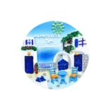 Μαγνητάκι Ασπροβάλτα καφενείο