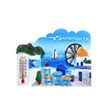 Μαγνητάκι Ασπροβάλτα θερμόμετρο