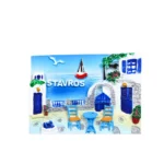 Μαγνητάκι Σταυρός ορθογώνιο καφενείο