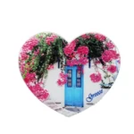 Μαγνητάκι Greece καρδιά βουκαμβίλια