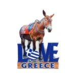 Μαγνητάκι I love Greece γαϊδαρος