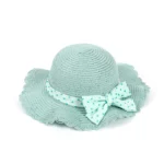 Καπέλο για κορίτσια με πουά κορδέλα