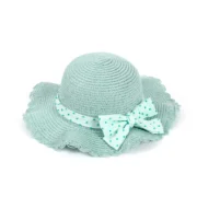 Καπέλο για κορίτσια με πουά κορδέλα