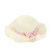 Καπέλο για κορίτσια με πουά κορδέλα - Image 3