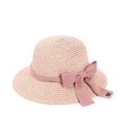 Καπέλο για κορίτσια με ροζ κορδέλα