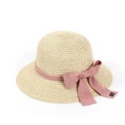 Καπέλο για κορίτσια με ροζ κορδέλα - Image 2