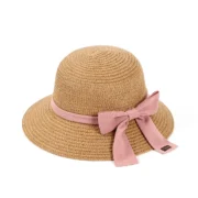 Καπέλο για κορίτσια με ροζ κορδέλα - Image 5