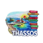 Μαγνητάκι Θάσος νησί ταμπέλες