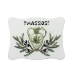 Μαγνητάκι Θάσος άσπρο πυθάρι ελιά