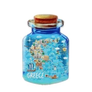 Μαγνητάκι Greece βάζο με πώμα χάρτης