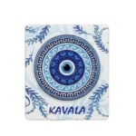 Μαγνητάκι Καβάλα άσπρο μάτι