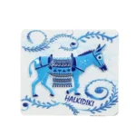 Μαγνητάκι Χαλκιδική λευκό γάϊδαρος