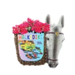 Μαγνητάκι Χαλκιδική χάρτης γαϊδούρι