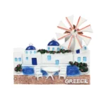 Μαγνητάκι Greece ανεμόμυλος ελληνικό νησί καφενείο