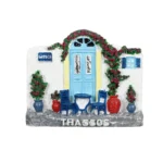 Μαγνητάκι Θάσος πόρτα καφενείο