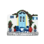 Μαγνητάκι Πλαταμώνας πόρτα καφενείο