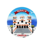 Μαγνητάκι Παραλία εκκλησία στρογγυλό