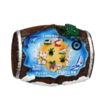 Μαγνητάκι Θάσος βαρέλι χάρτης