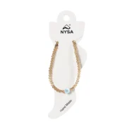 Βραχιολάκι ποδιού χάντρες μάτι - Image 2