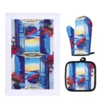 Σετ Γάντι - Ποτηρόπανο Χαλκιδική