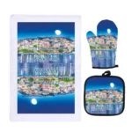 Σετ Γάντι - Ποτηρόπανο Καβάλα