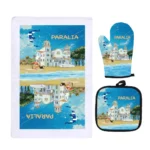 Σετ Γάντι - Ποτηρόπανο Παραλία