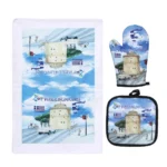 Σετ Γάντι - Ποτηρόπανο Θεσσαλονίκη