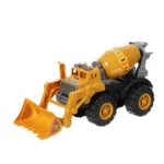 Φορτηγό μπετονιέρα με εκσκαφέα