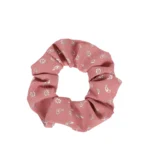 Λαστιχάκι - scrunchie με ασημένιες λεπτομέρειες