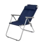 Καρεκλάκι παραλίας μεταλλικό με μαξιλαράκι